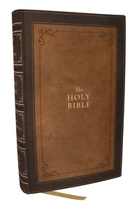 bokomslag 1611 KJV with Apocrypha, Brown Leathersoft