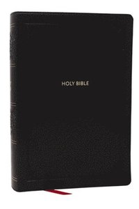 bokomslag NKJV Giant Print End-of-Verse Reference Bible, Black Leathersoft, Red Letter, Comfort Print