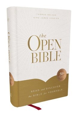 Open Bible: Read and Discover the Bible for Yourself (KJV, Hardcover, Red Letter, Comfort Print)