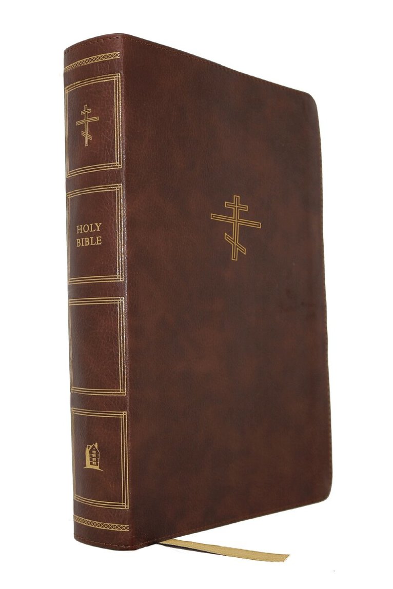 Thomas Nelson Publishers - Orthodox Study Bible, Brown Leathersoft, Inbunden