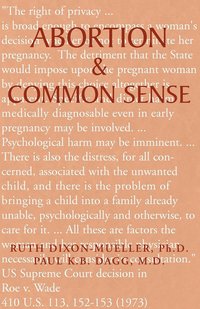 bokomslag Abortion & Common Sense