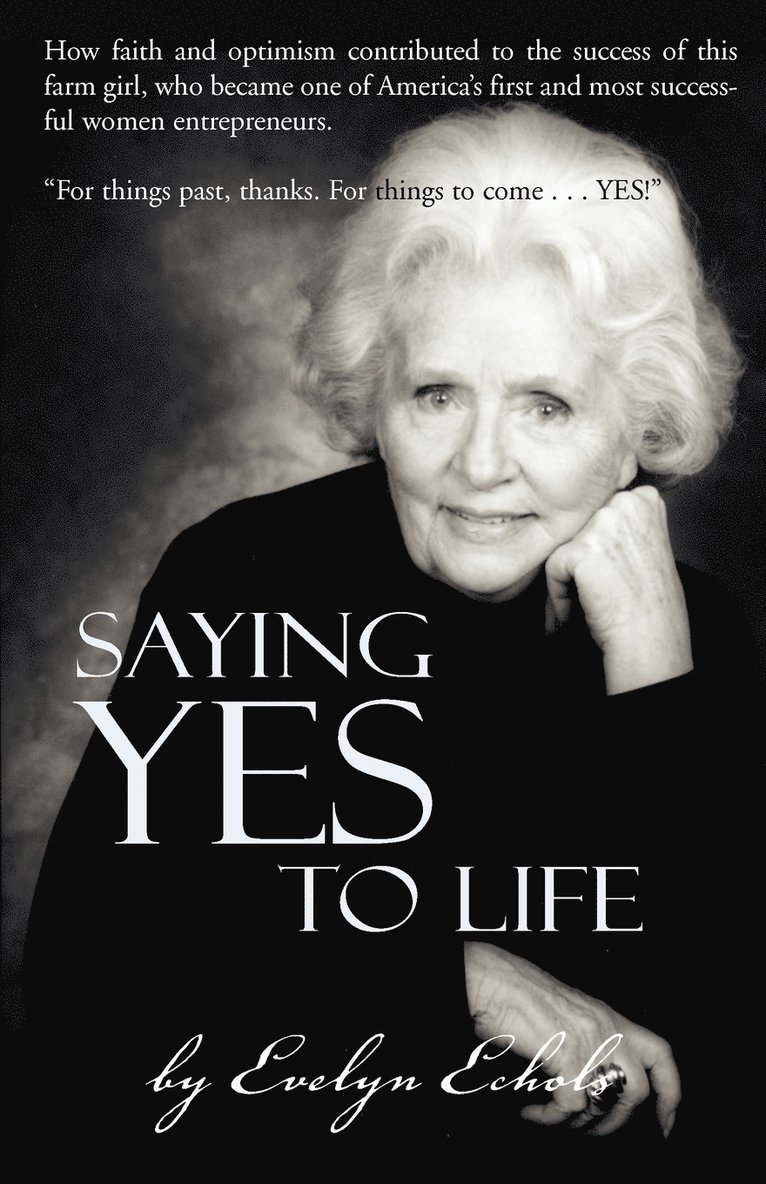 Saying Yes to Life 1