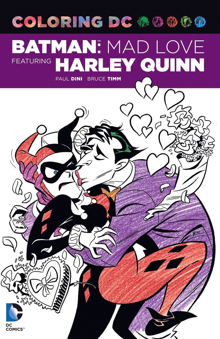 Paul Dini - Coloring DC Harley Quinn in Batman Adventures, Häftad