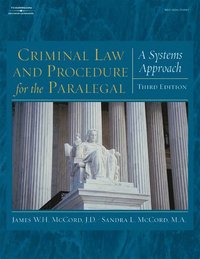 bokomslag Criminal Law and Procedure for the Paralegal