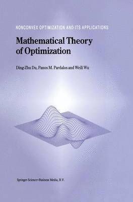 bokomslag Mathematical Theory of Optimization