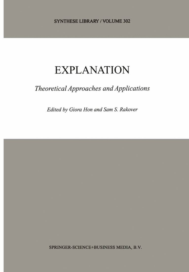 Giora Hon, Sam S. Rakover - Explanation, Inbunden