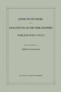 bokomslag Einleitung in die Philosophie