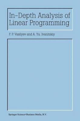 bokomslag In-Depth Analysis of Linear Programming