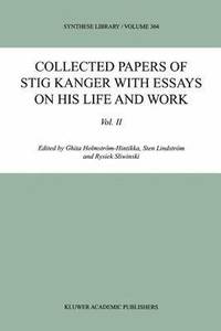 bokomslag Collected Papers of Stig Kanger with Essays on his Life and Work Volume II