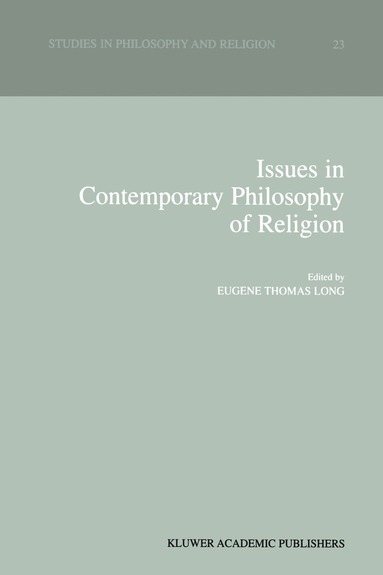 bokomslag Issues in Contemporary Philosophy of Religion