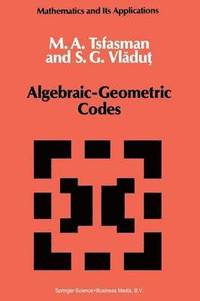 bokomslag Algebraic-Geometric Codes