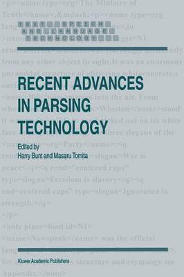 Recent Advances in Parsing Technology 1