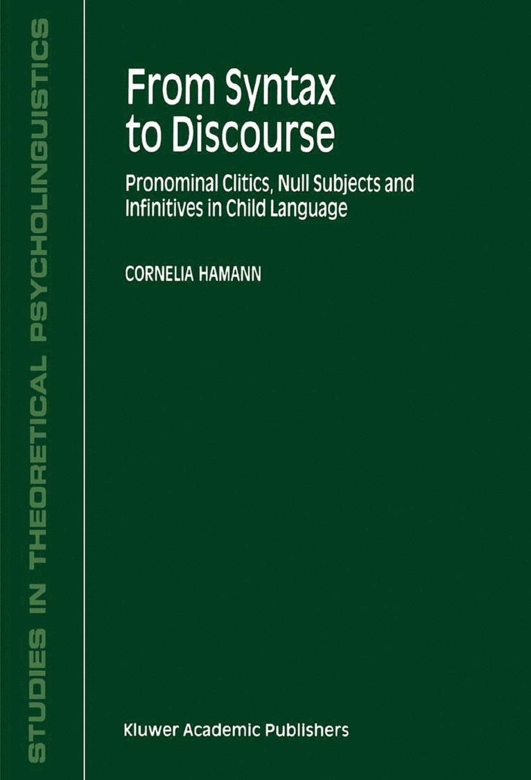 From Syntax to Discourse 1