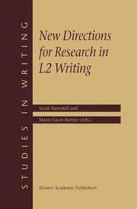 bokomslag New Directions for Research in L2 Writing