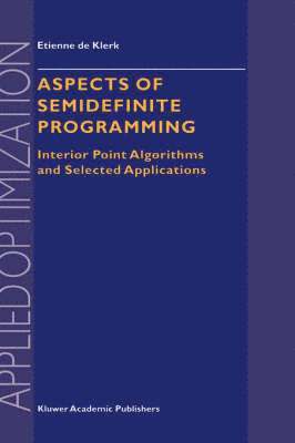 Aspects of Semidefinite Programming 1