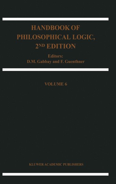 bokomslag Handbook of Philosophical Logic