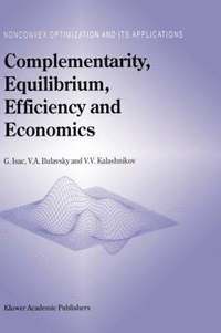 bokomslag Complementarity, Equilibrium, Efficiency and Economics