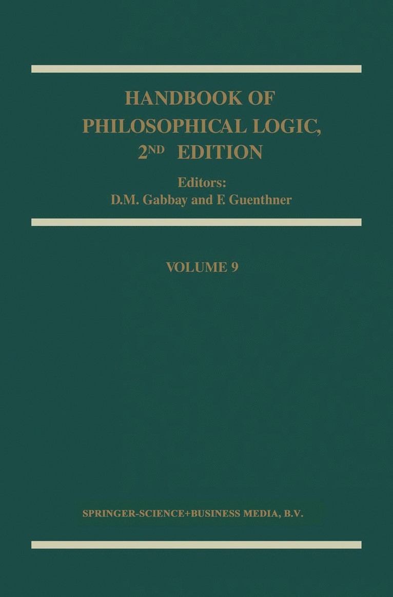 Dov M. Gabbay, Franz Guenthner - Handbook of Philosophical Logic, Inbunden