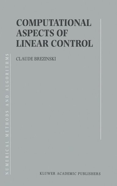 bokomslag Computational Aspects of Linear Control