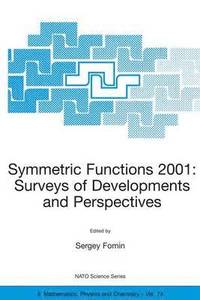 bokomslag Symmetric Functions 2001: Surveys of Developments and Perspectives