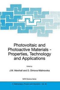 bokomslag Photovoltaic and Photoactive Materials