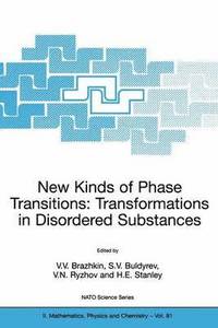 bokomslag New Kinds of Phase Transitions: Transformations in Disordered Substances