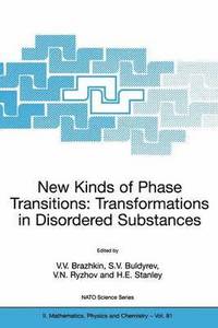 bokomslag New Kinds of Phase Transitions: Transformations in Disordered Substances