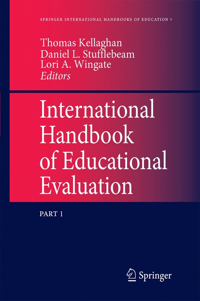 T. Kellaghan, D.L. Stufflebeam, D. L. Stufflebeam - International Handbook of Educational Evaluation, Inbunden