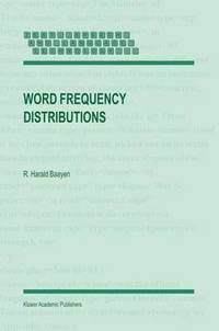 bokomslag Word Frequency Distributions