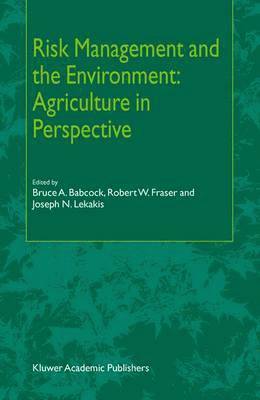 bokomslag Risk Management and the Environment: Agriculture in Perspective