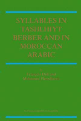 bokomslag Syllables In Tashlhiyt Berber And In Moroccan Arabic