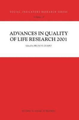 Advances in Quality of Life Research 2001 1