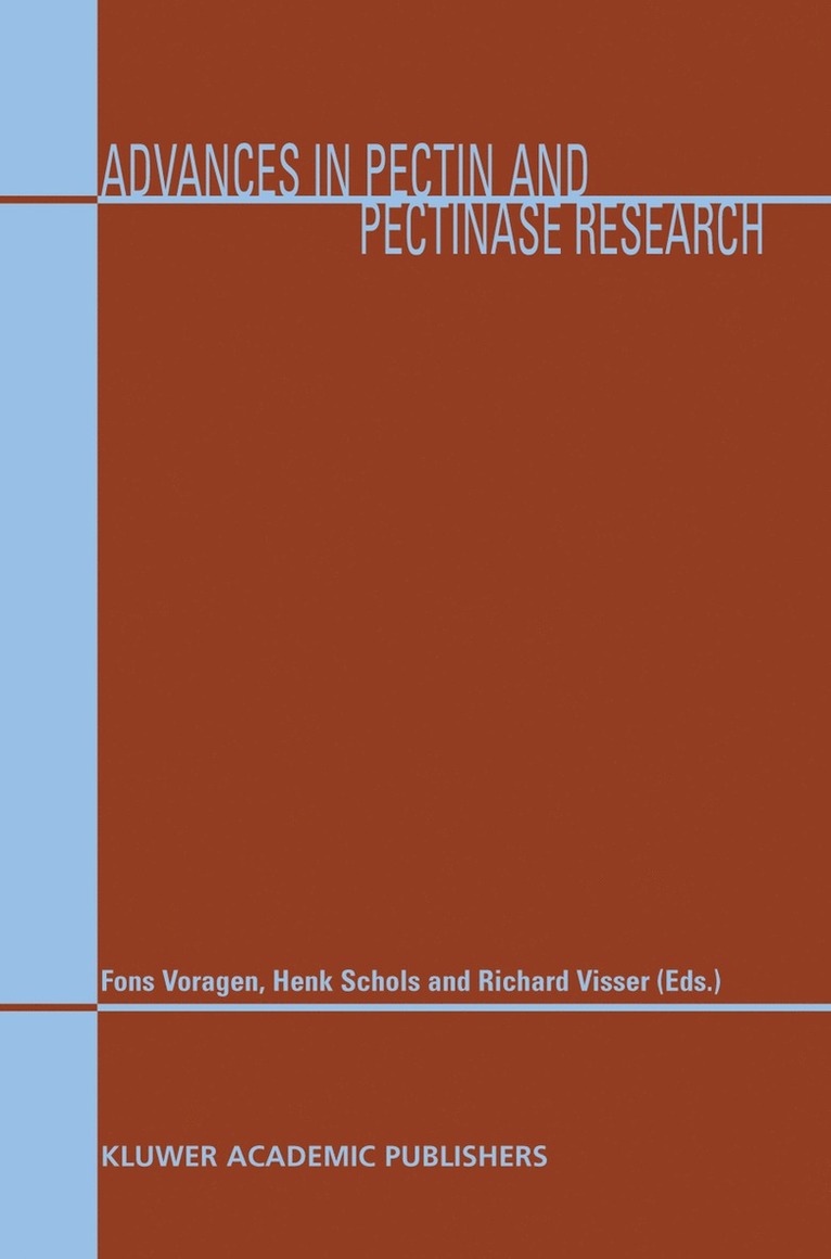 Fons Voragen, Henk Schols, R.G.F. Visser, R. G. F. Visser - Advances in Pectin and Pectinase Research, Inbunden