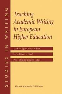 bokomslag Teaching Academic Writing in European Higher Education