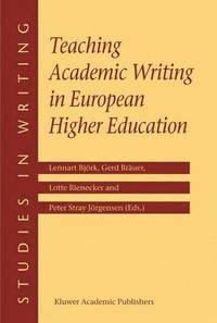 bokomslag Teaching Academic Writing in European Higher Education