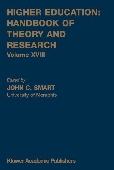 J.C. Smart - Higher Education: Handbook of Theory and Research, Häftad