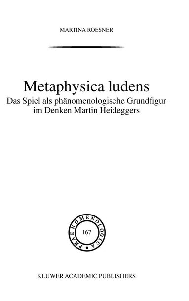 bokomslag Metaphysica Ludens