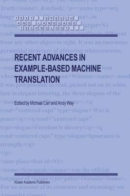 bokomslag Recent Advances in Example-Based Machine Translation