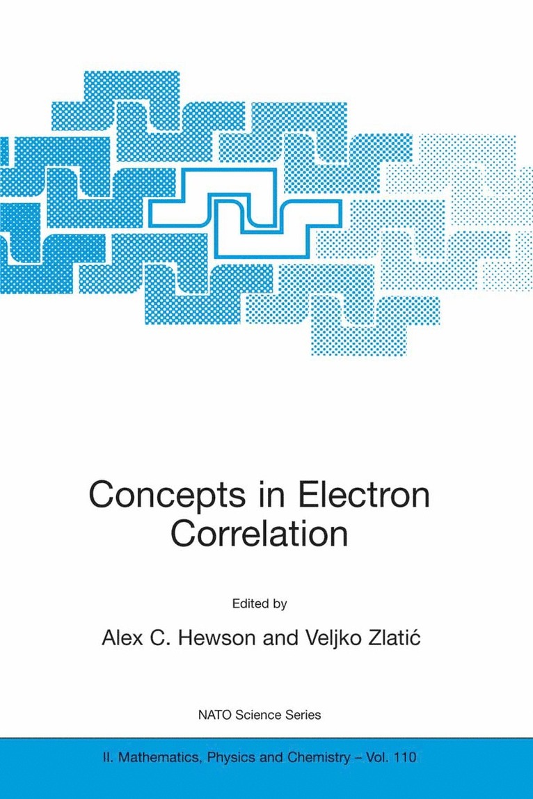 Alex C. Hewson, Veljko Zlatic - Concepts in Electron Correlation, Inbunden
