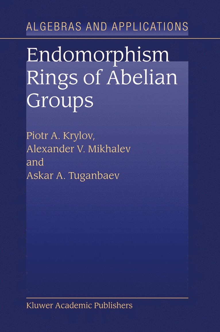 Endomorphism Rings of Abelian Groups 1