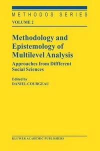 bokomslag Methodology and Epistemology of Multilevel Analysis