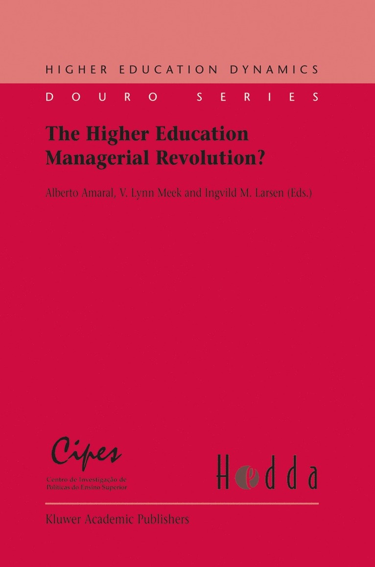 Alberto Amaral, V.L. Meek, Waelgaard Lars, V. L. Meek - Higher Education Managerial Revolution?, Inbunden