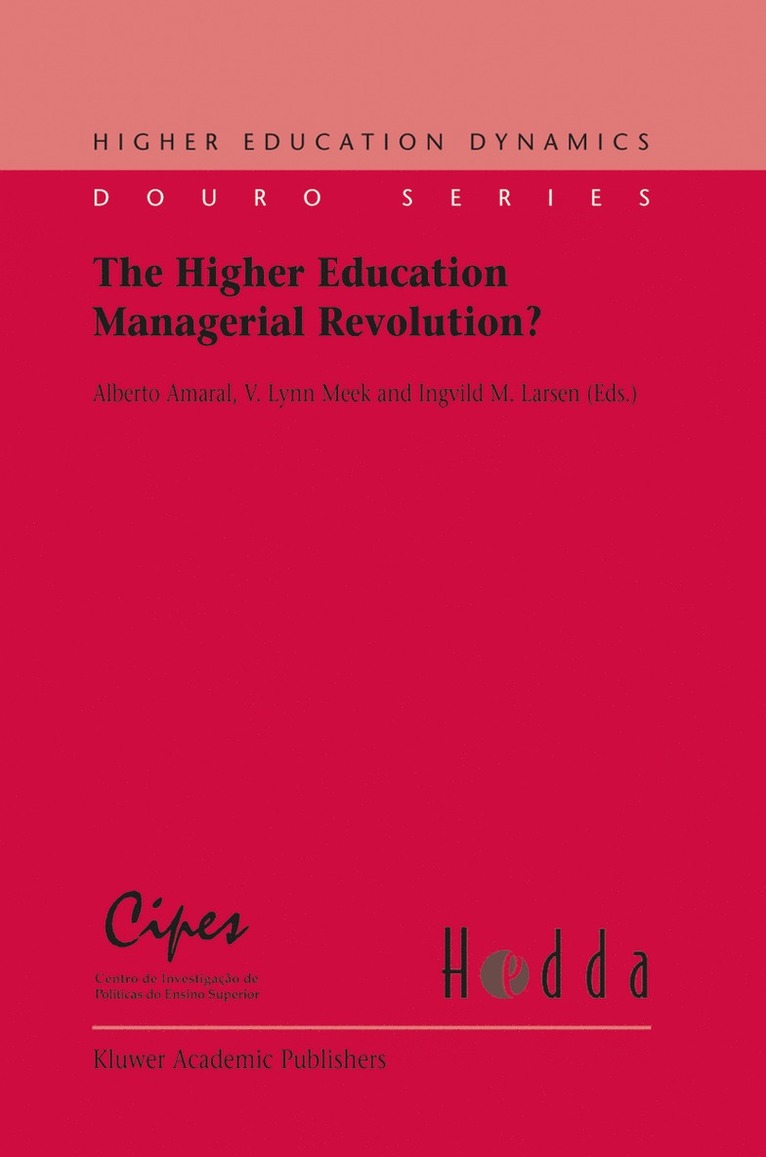 Alberto Amaral, V.L. Meek, Waelgaard Lars, V. L. Meek - Higher Education Managerial Revolution?, Häftad
