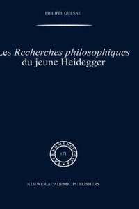 bokomslag Les recherches philosophiques du jeune Heidegger