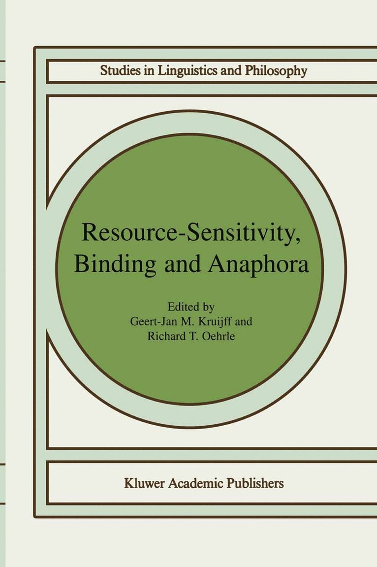 Resource-Sensitivity, Binding and Anaphora 1