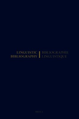 Mark Janse, Sijmen Tol - Linguistic Bibliography for the Year 1999 / Bibliographie Linguistique de l'Année 1999: And Supplements for Previous Years / Et Complément Des Années, Inbunden