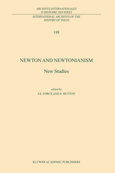 J.E. Force, S. Hutton - Newton and Newtonianism, Inbunden