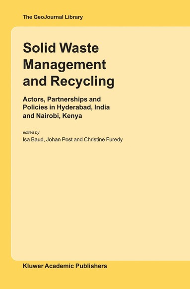 bokomslag Solid Waste Management and Recycling