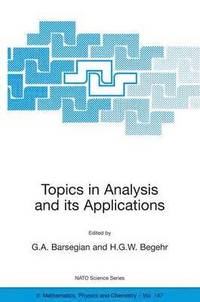 bokomslag Topics in Analysis and its Applications