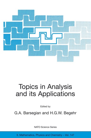 Grigor A. Barsegian, Heinrich G.W. Begehr - Topics in Analysis and its Applications, Inbunden